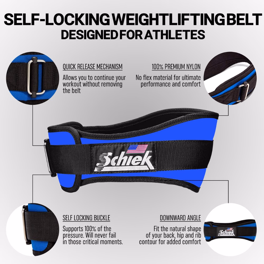 Schiek Leather Contour Belt 4-3/4 Medium 3