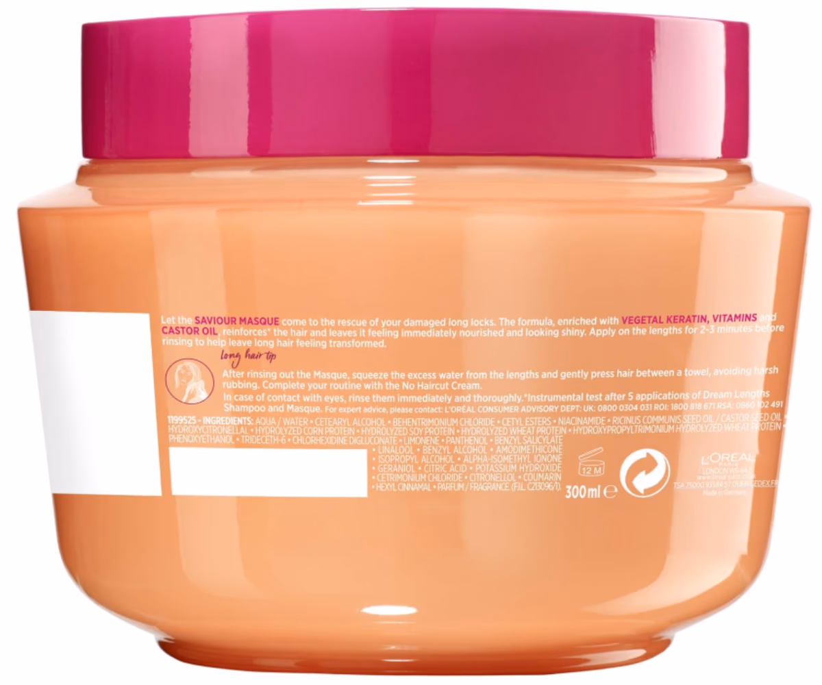 L’Oréal Elvive Dream Length Long Hair Mask 300ml 3