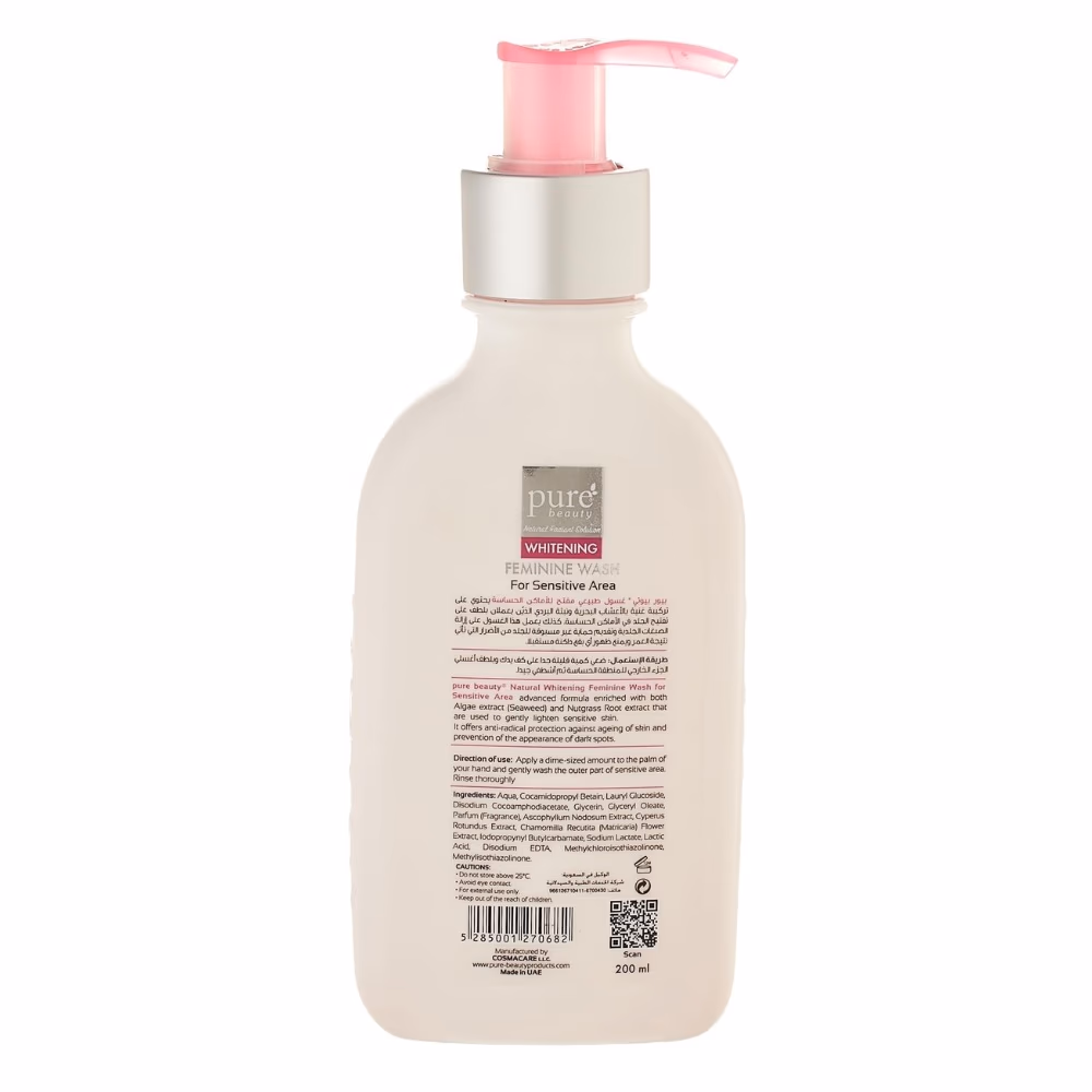 Pure Beauty Whitening Feminine Wash 200ml 3