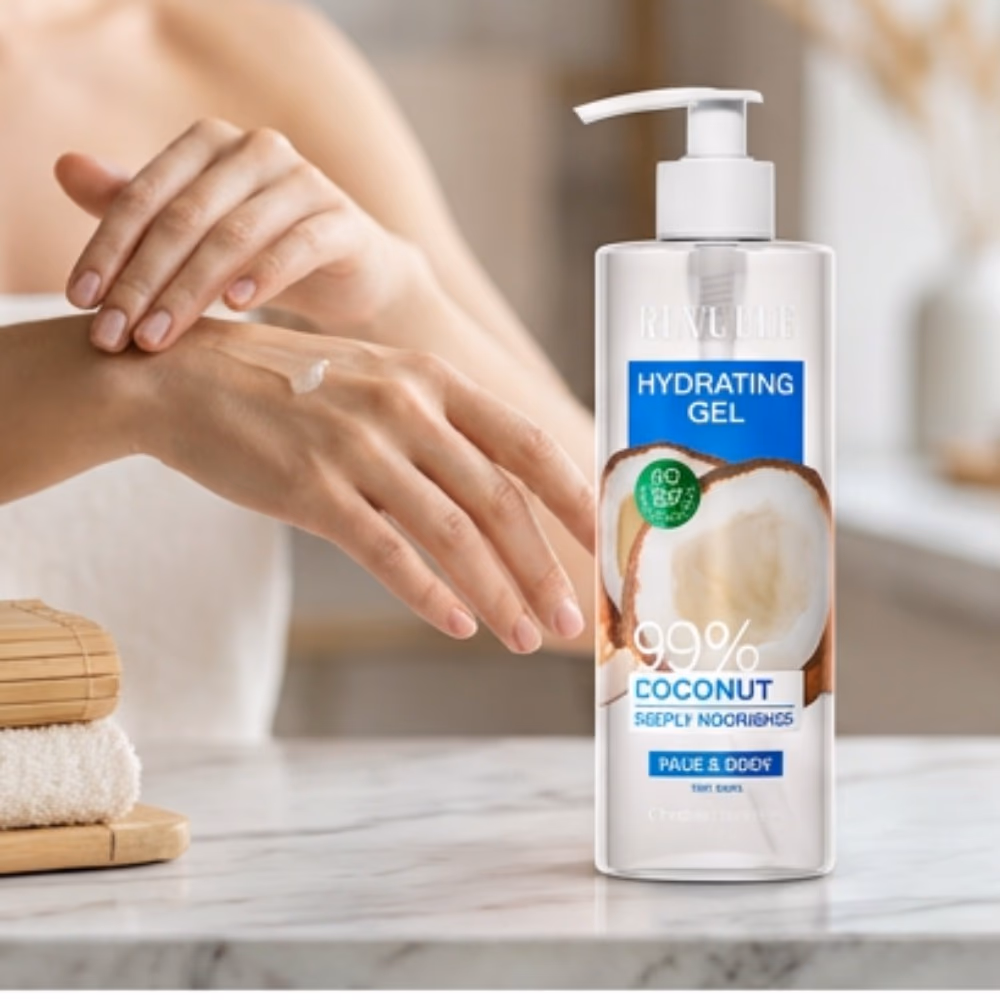 Revuele Hydrating Gel Coconut Face & Body 400ml 2