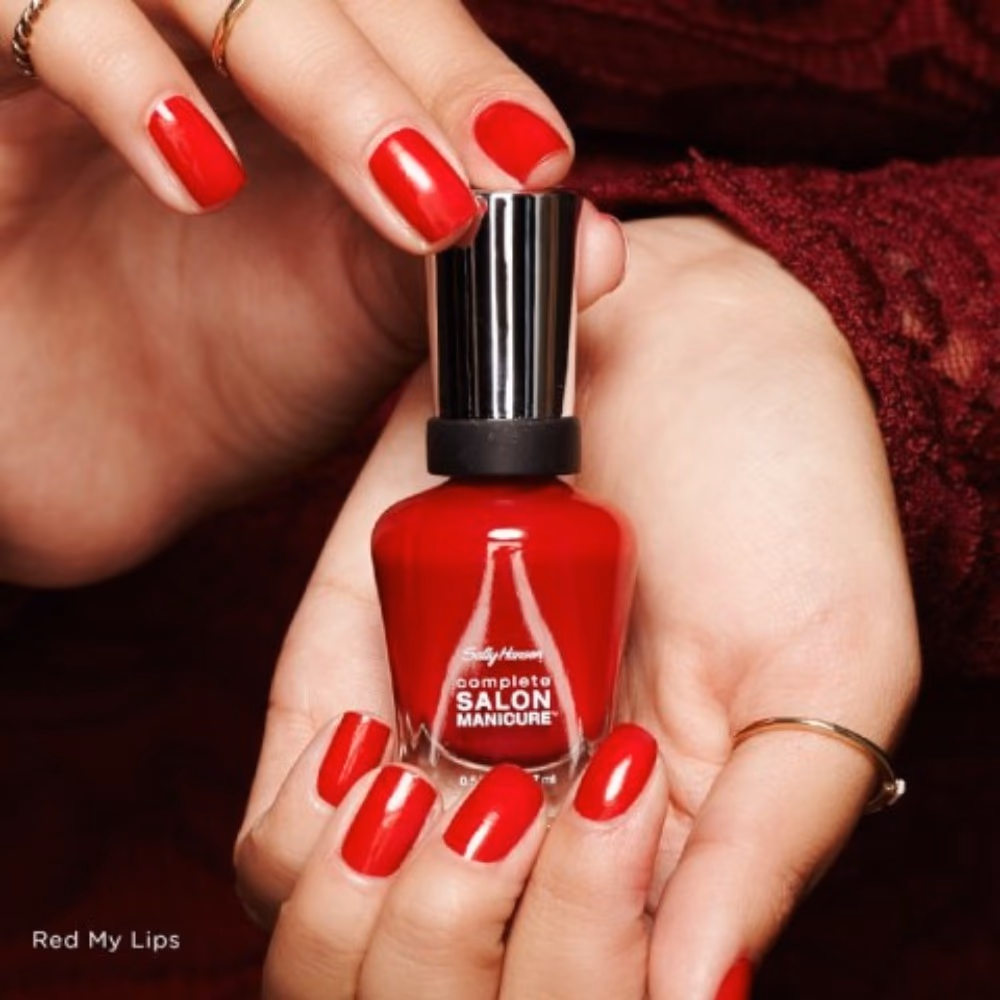 Sally Hansen Complete Salon Manicure Nail Polish -Right Said Red 3