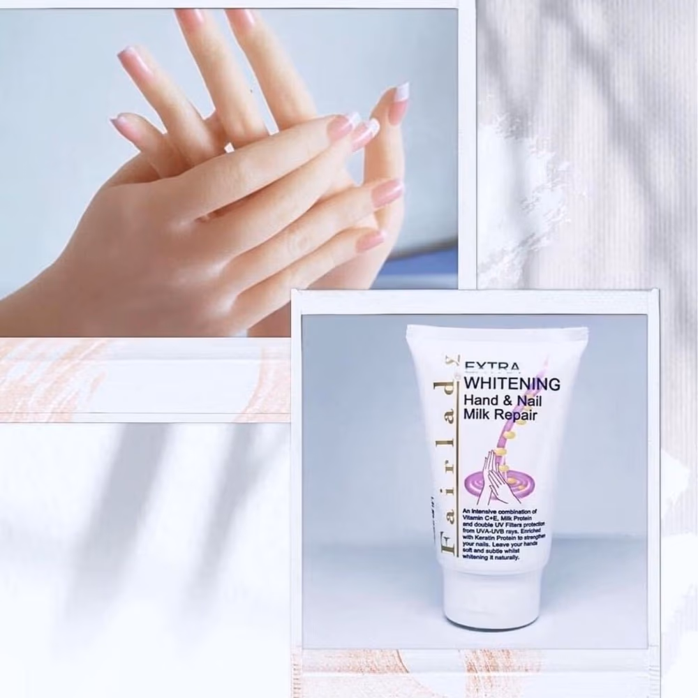Fairlady Extra Whitening Hand & Nail Milk Repair – 100ml 5