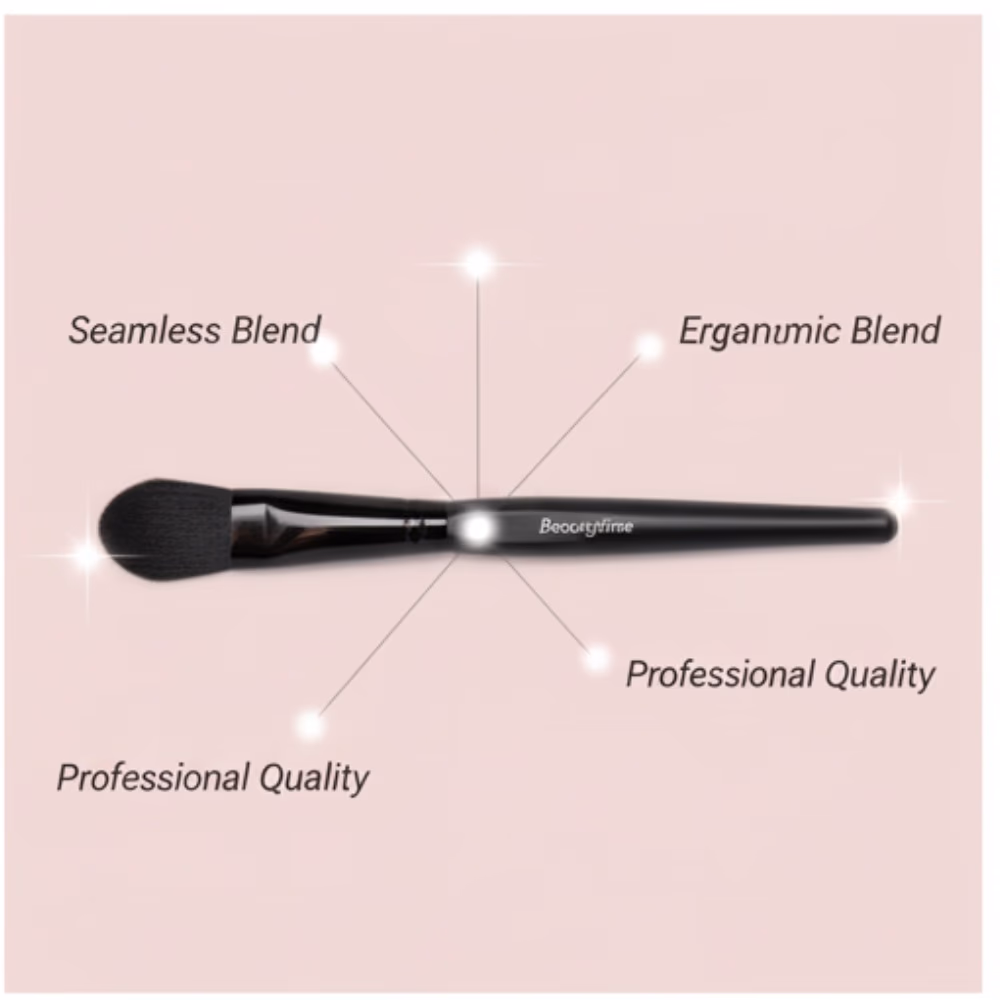 BeautyTime BT250 Professional Foundation Brush 3