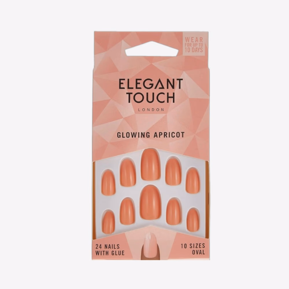 Elegant Touch Glowing Apricot Nails 24s 2