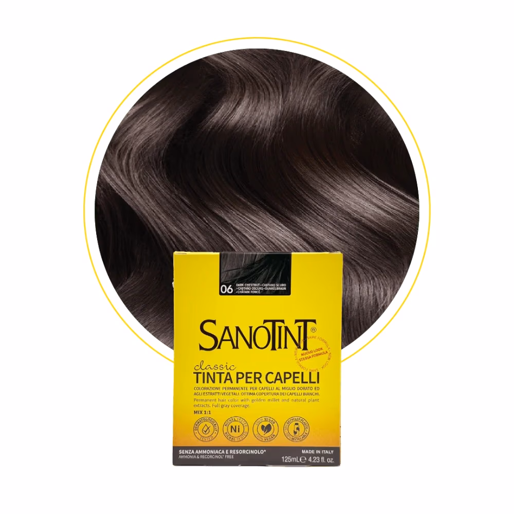 Sanotint Hair Color 06 Dark Chestnut 3