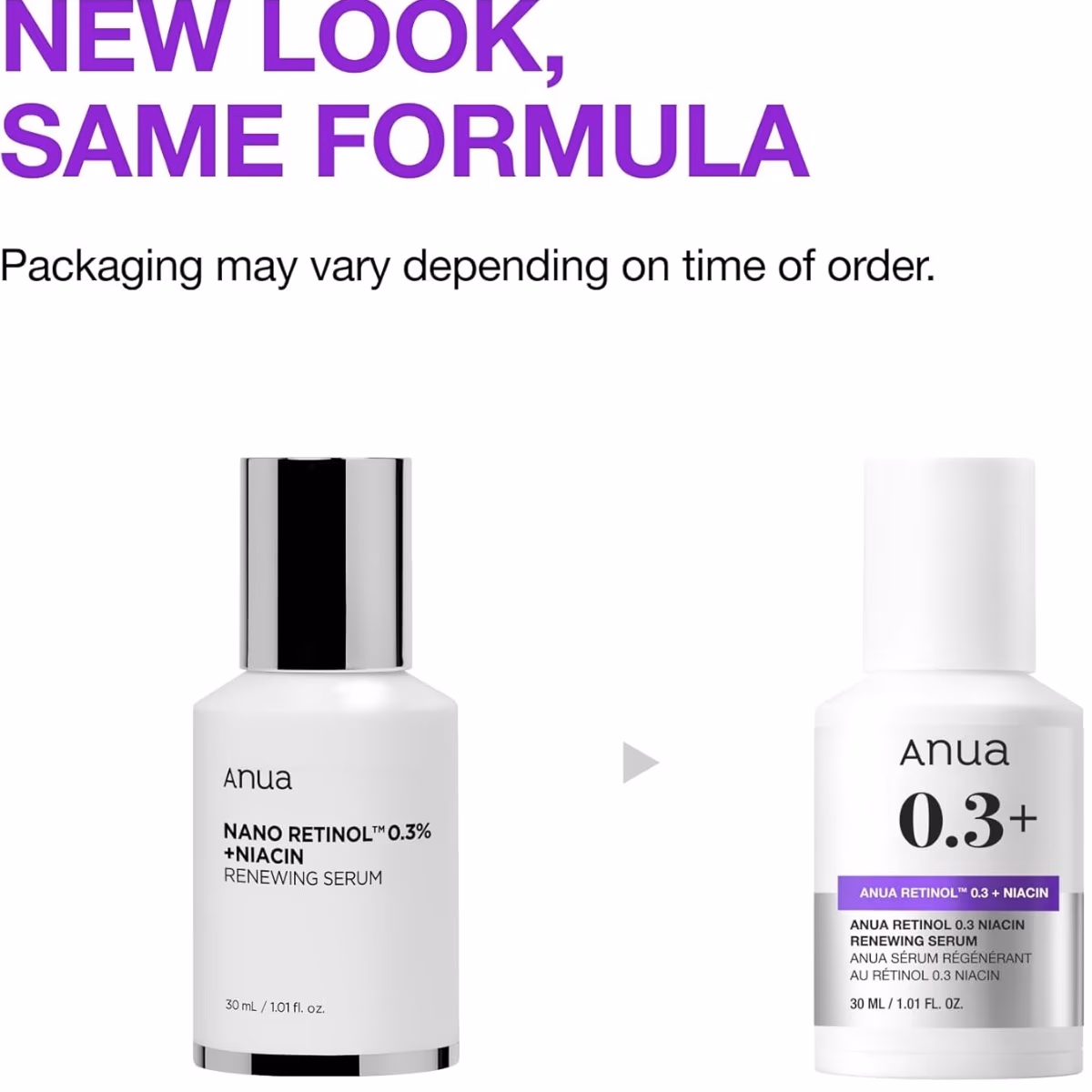 ANUA Nano Retinol 0.3% + Niacin Renewing Serum 30ml 3