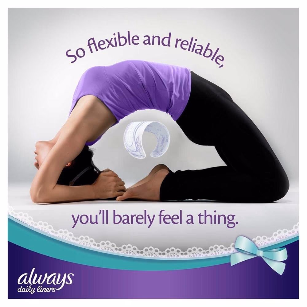 Always Daily Liners Comfort Protect Fresh Scent Normal Pantyliners 20's 5