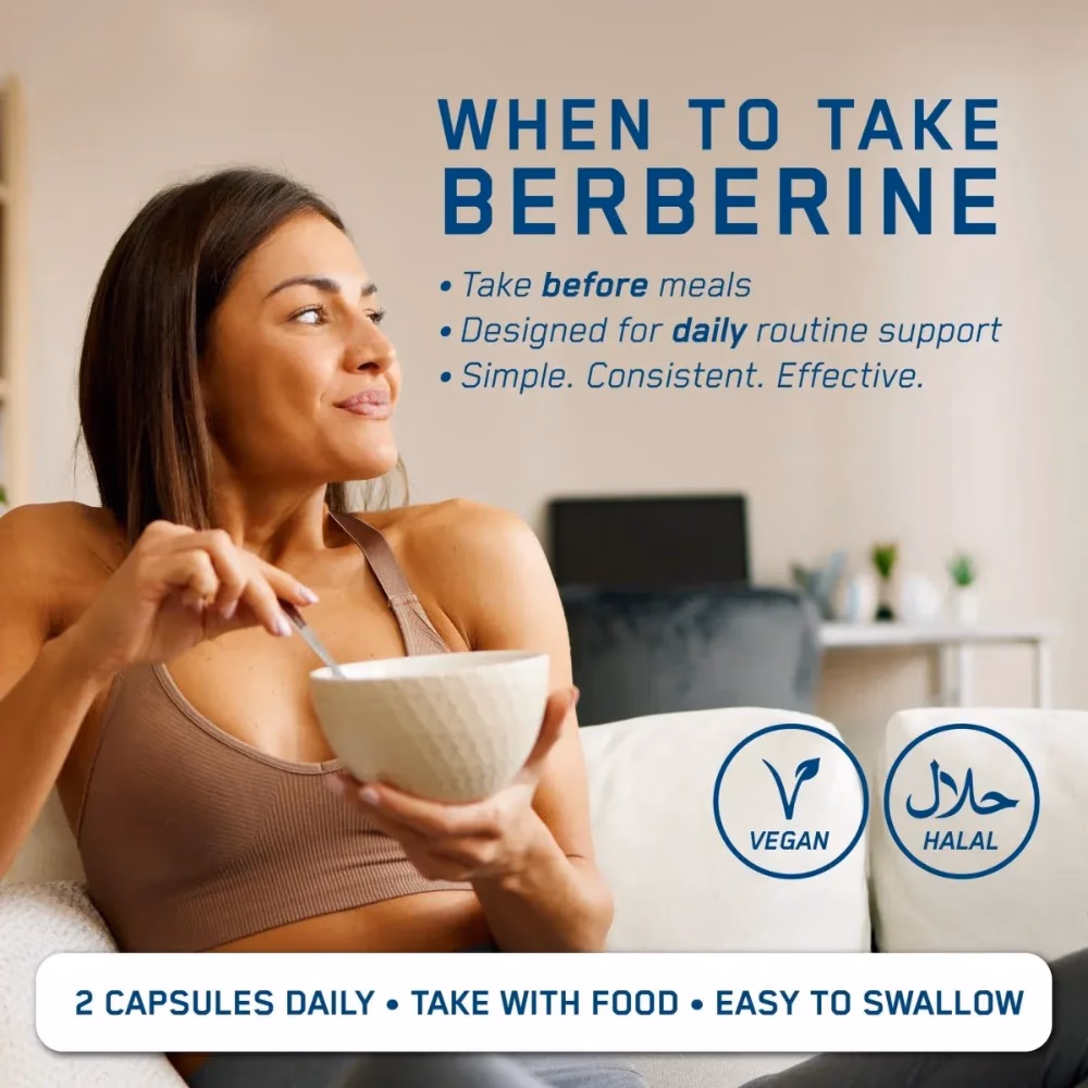 Applied Nutrition Berberine 1000mg- 60 Capsules 4