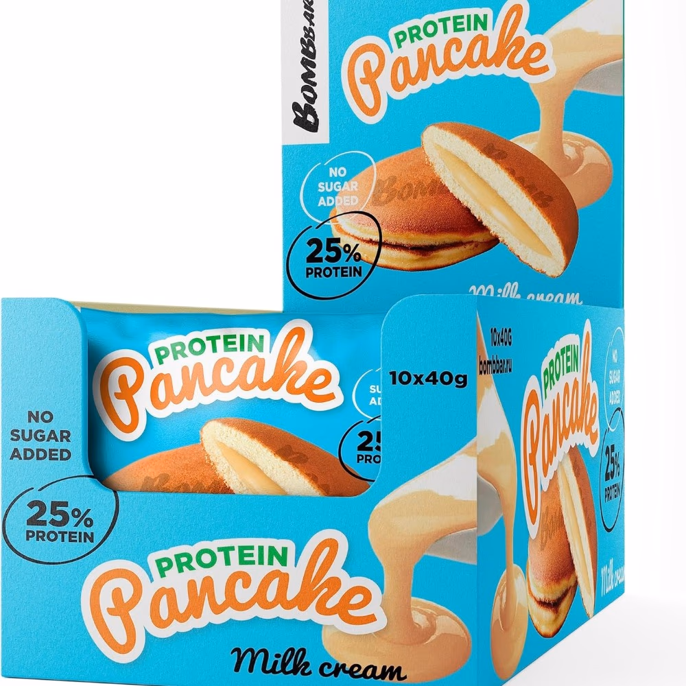 Bombbar Protein Pancake Milk Cream 40g 2