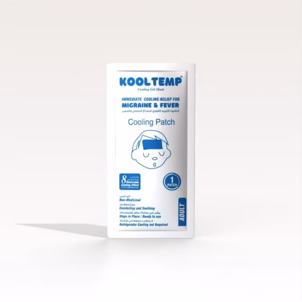 Kool Temp for Adults - Six cooling patches for Migraine and fever 4