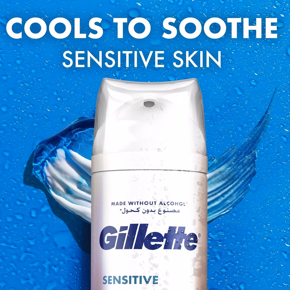 Gillette Sens Skin Soothing Aloe Shave Gel 200ml 2