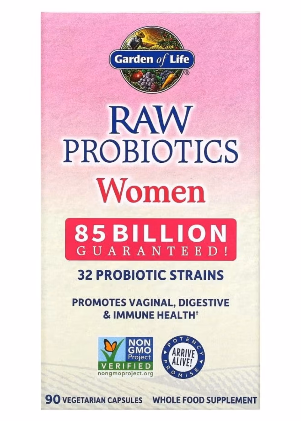 Garden of Life Raw Probiotics Women 85Billion Capsules 90S 2