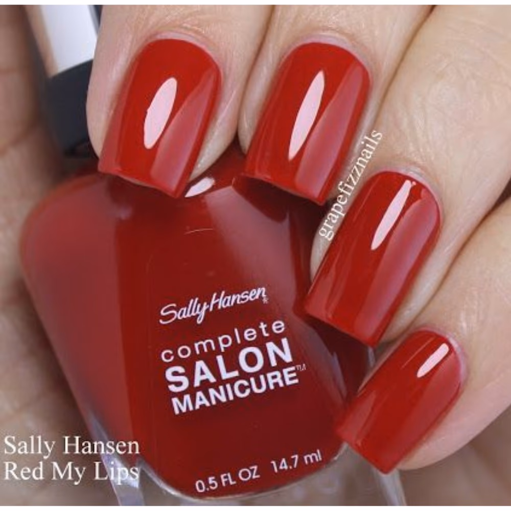 Sally Hansen Complete Salon Manicure Nail Polish -Berry Fancy 3