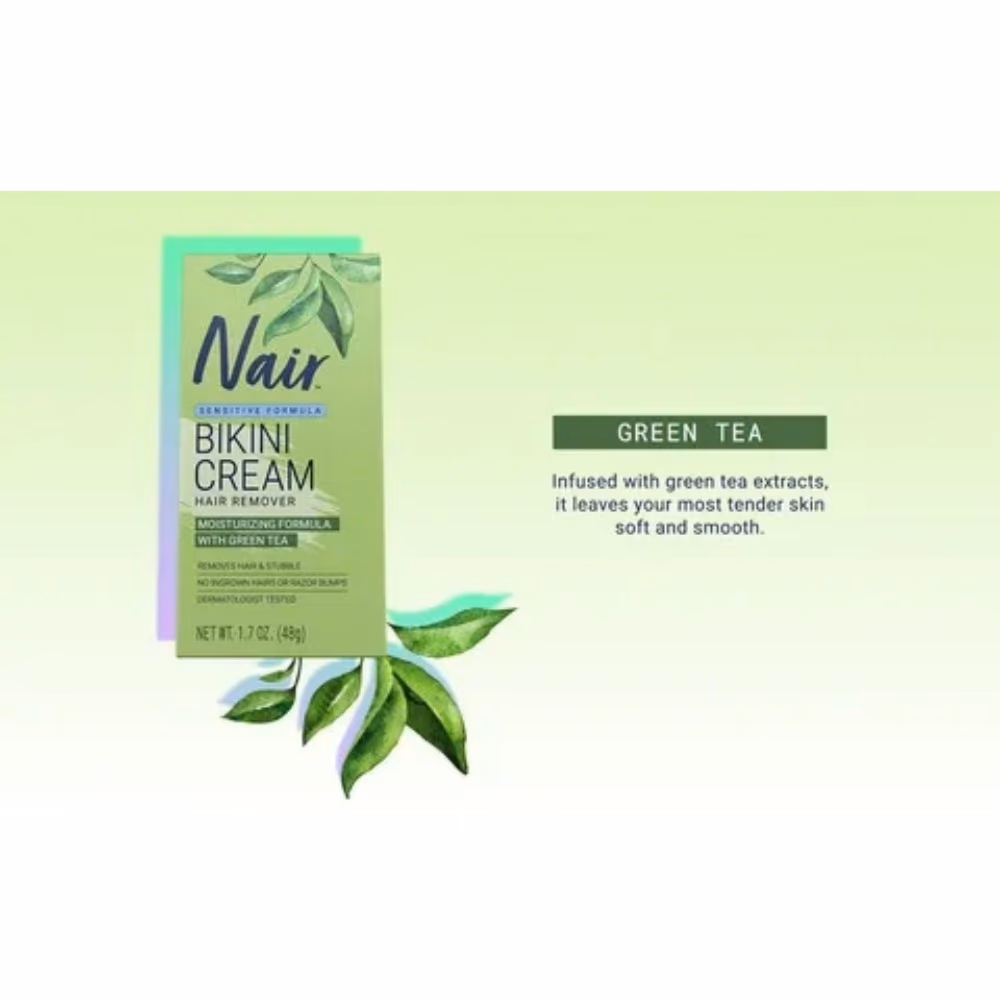 Nair Sensitive Formula Bikini Cream 48g 5