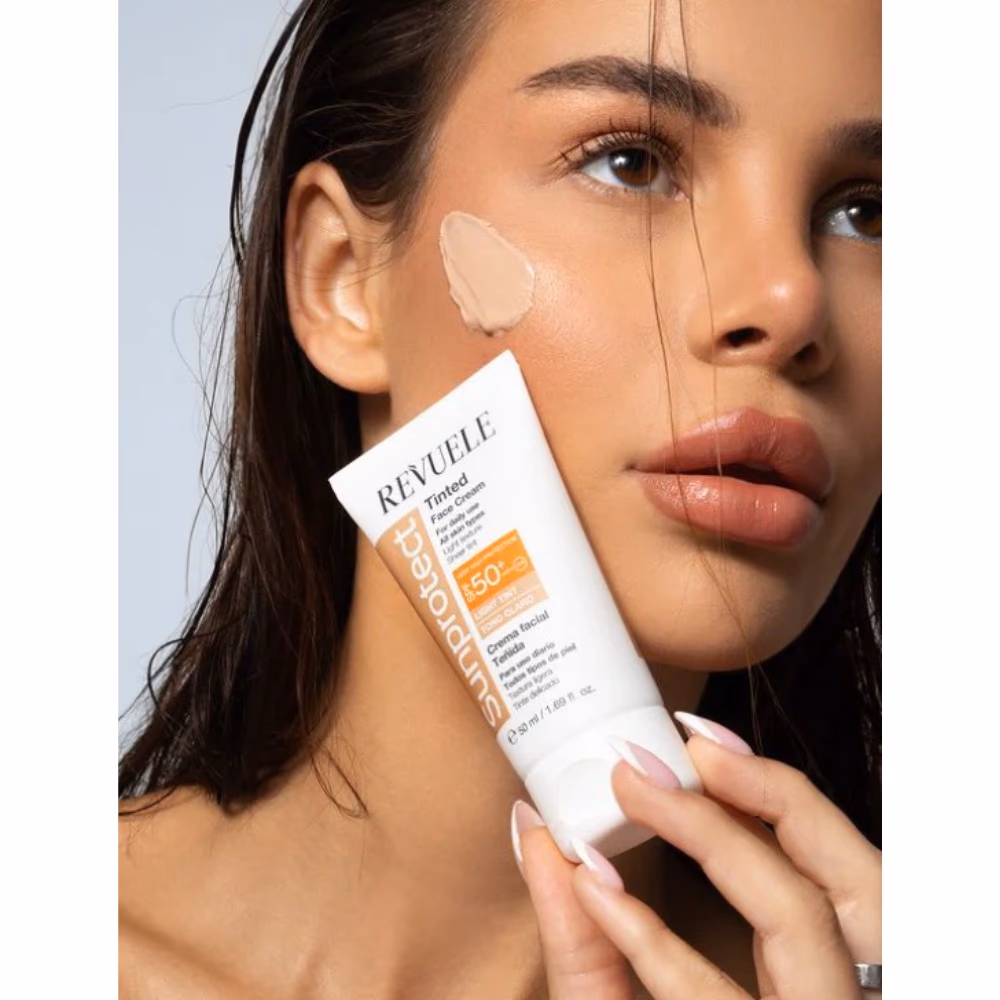 Revuele Sunprotect Tinted Face Cream SPF50+ Light Tint 50ml 2