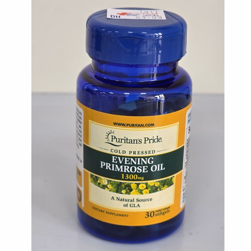 Puritan's Pride Evening Primrose 1300mg 30 Softgels 3