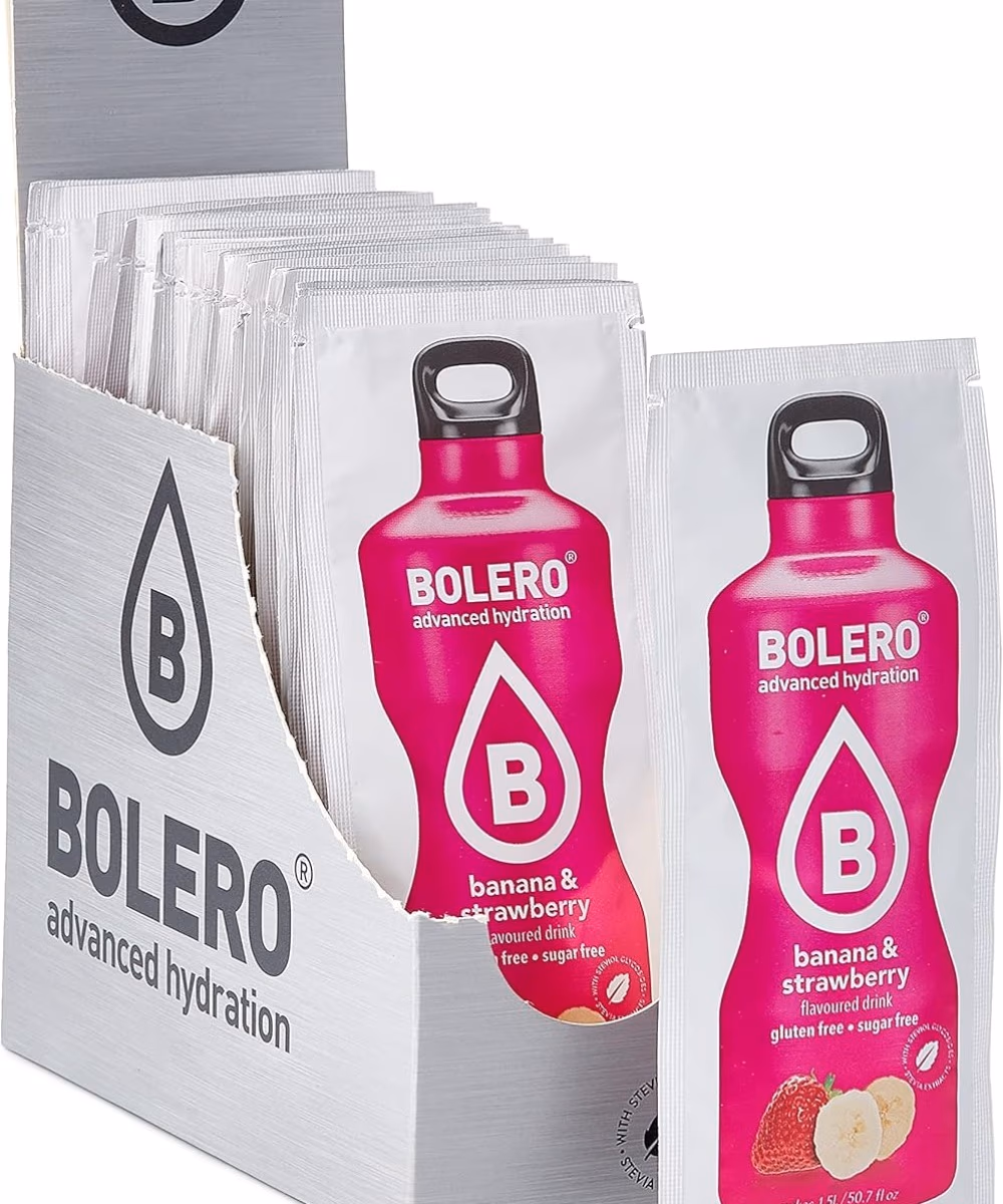 Bolero Advanced Hydration Drinks Strawberry banana 24's pack 3