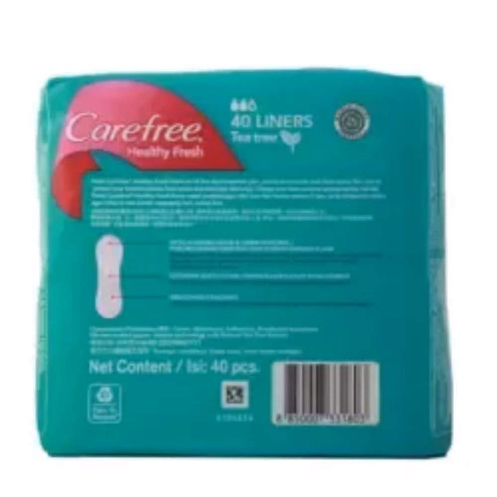 Carefree Healthy Fresh Tea Tree Panty Liners (40s) 2