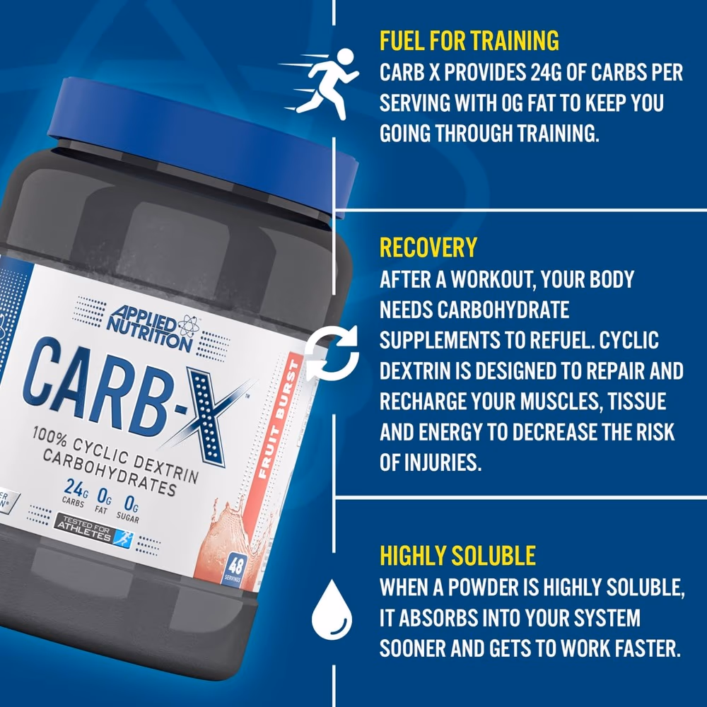 AN Carb-X Cyclic Dextrin Carb Powder Unflavoured 1.2kg 3