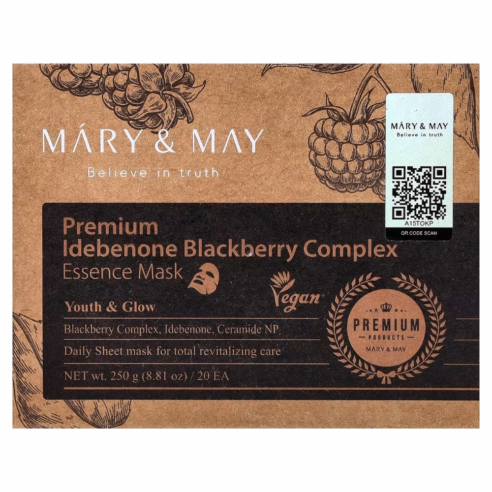 Mary & May Idebenone Blackberry Essence Mask 250g 2