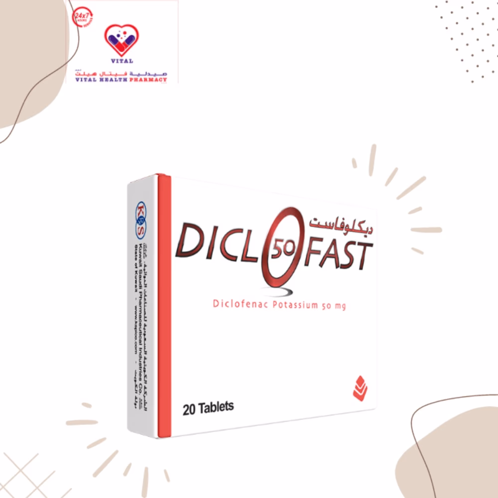 DICLOFAST 50mg Tablets 20s 2