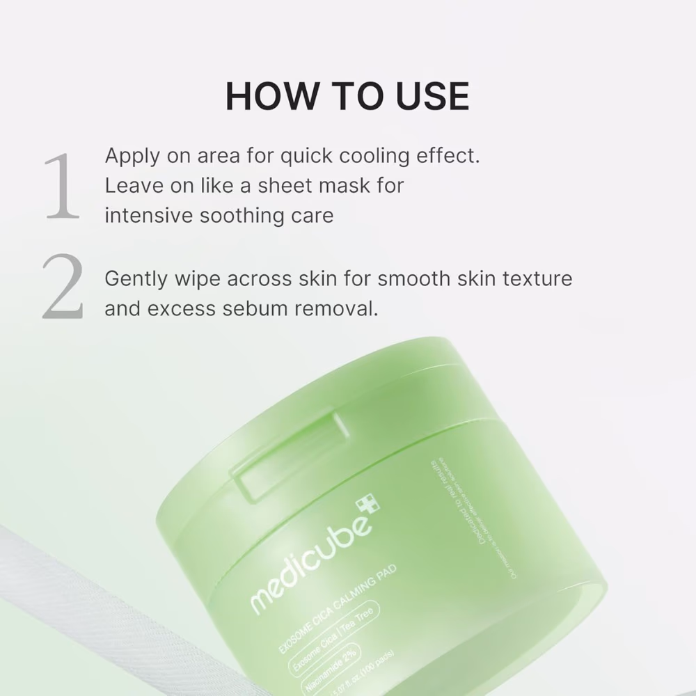 Medicube Exosome Cica Calming Pad -100 Pads 4