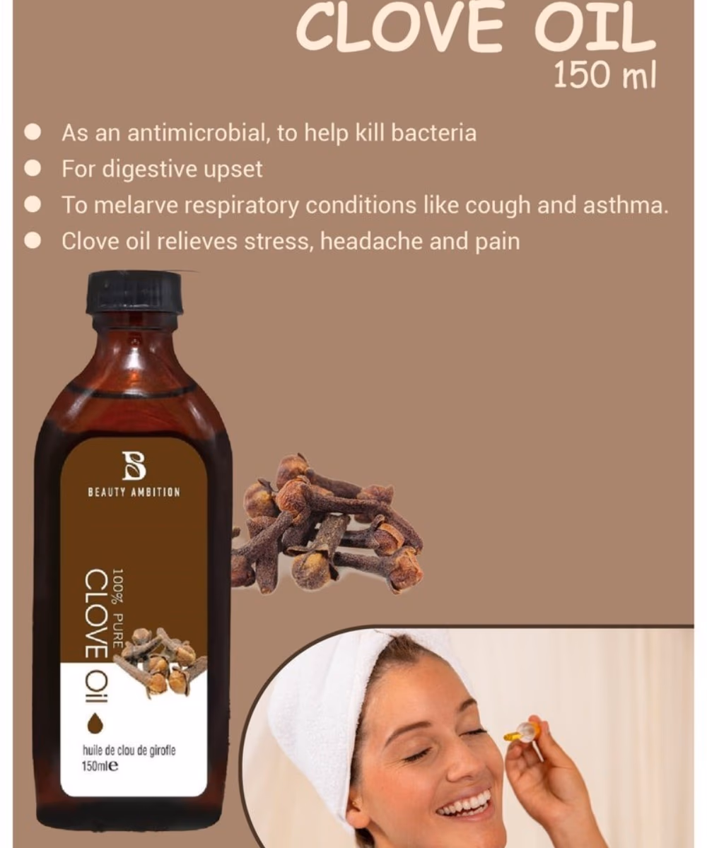 Beauty Ambition Pure Clove Oil 150ml 3