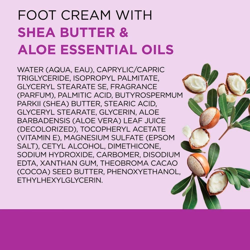 Dr Teal's Shea Butter & Aloe Vera Foot Cream 227g 2