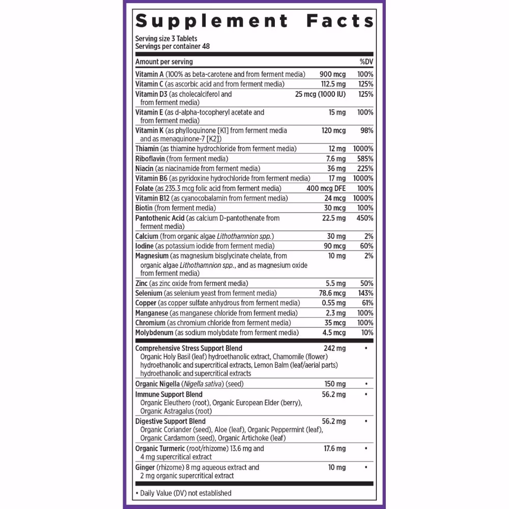 New Chapter Perfect Calm Multivitamin - 72 Tablets 3