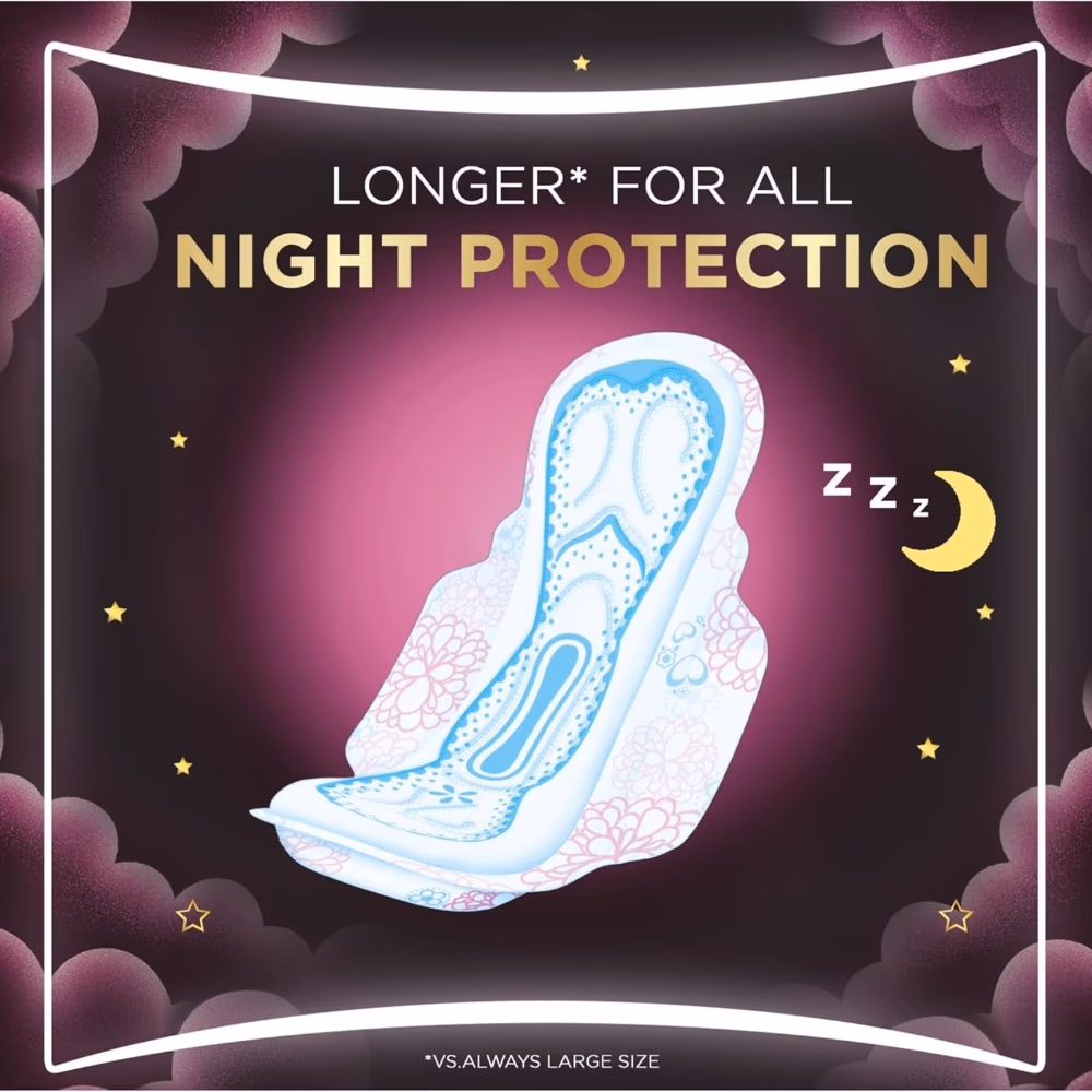 Always Dreamz Maxi Thick Night Pads 48s 5