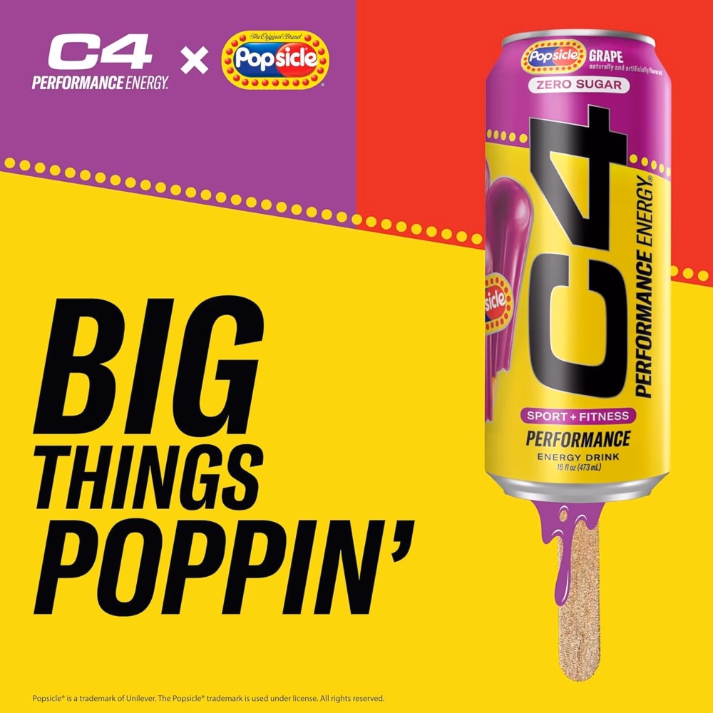 Cellucor C4 Energy RTD Popsicle Grape 473ml  3