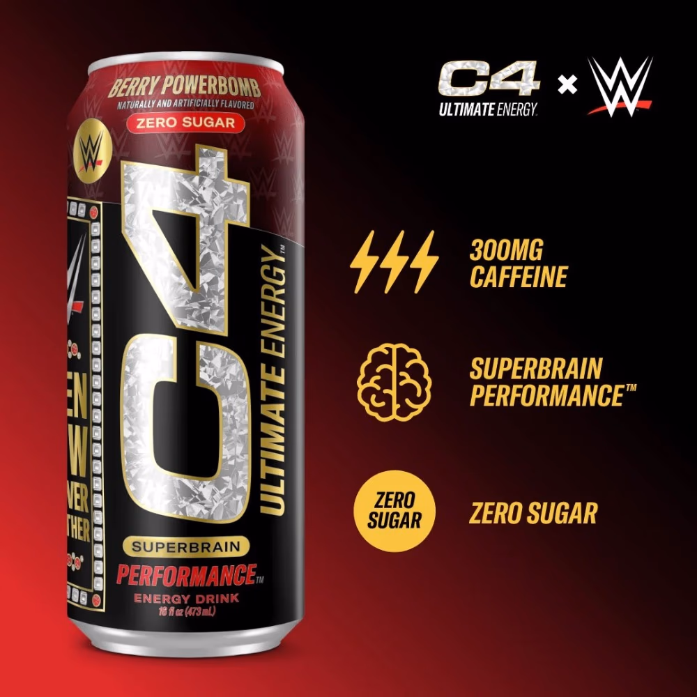 Cellucor C4 Energy RTD Berry Powerbomb 473ml  3