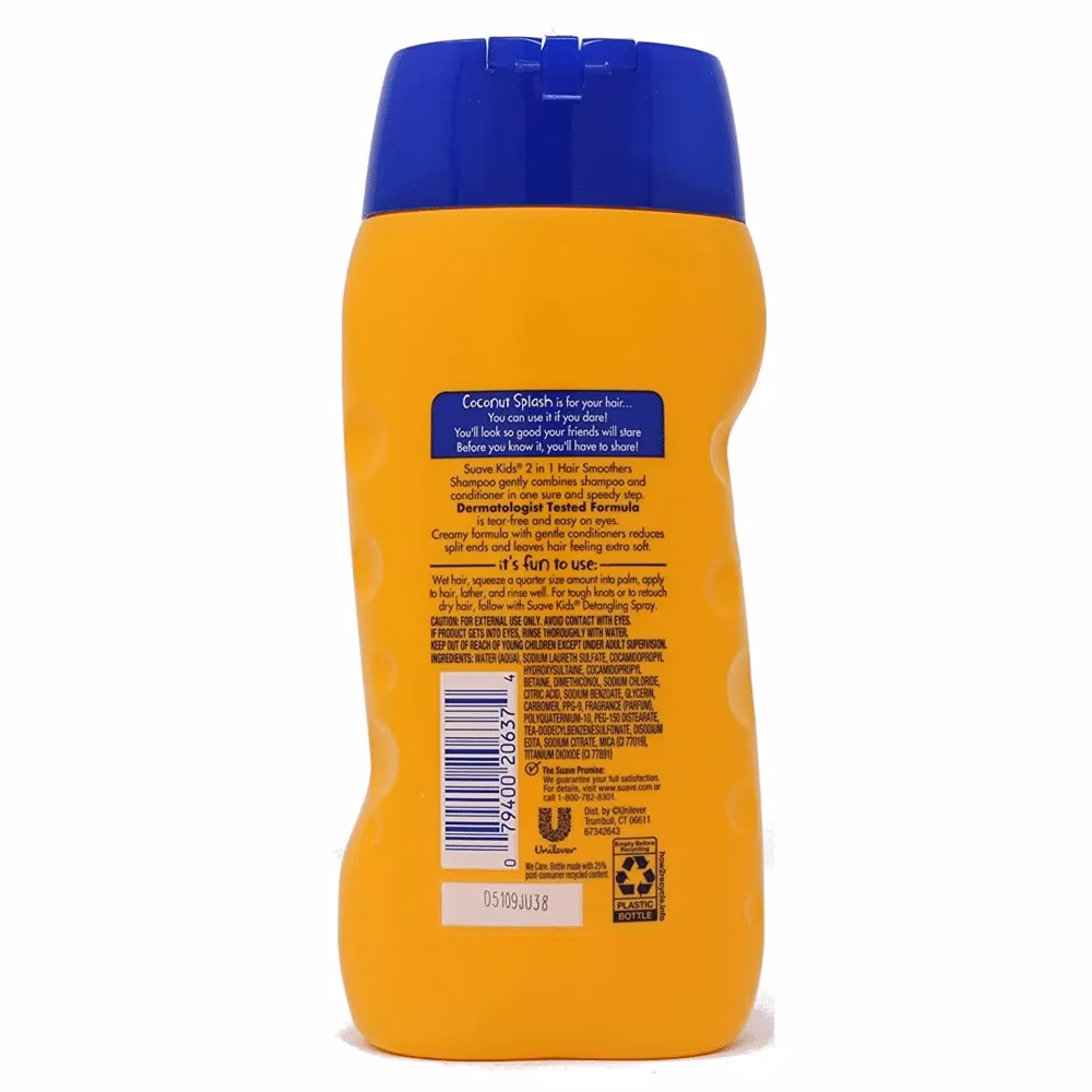Suave Kids 2-in-1 Shampoo & Conditioner Coconut Splash 355ml 2