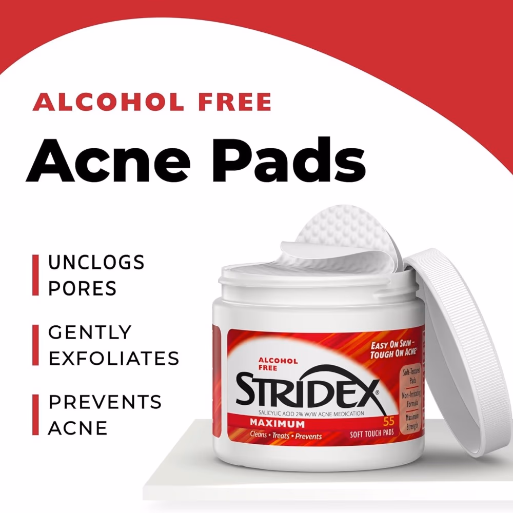 Stridex Maximum Soft Touch Pads 55s 5