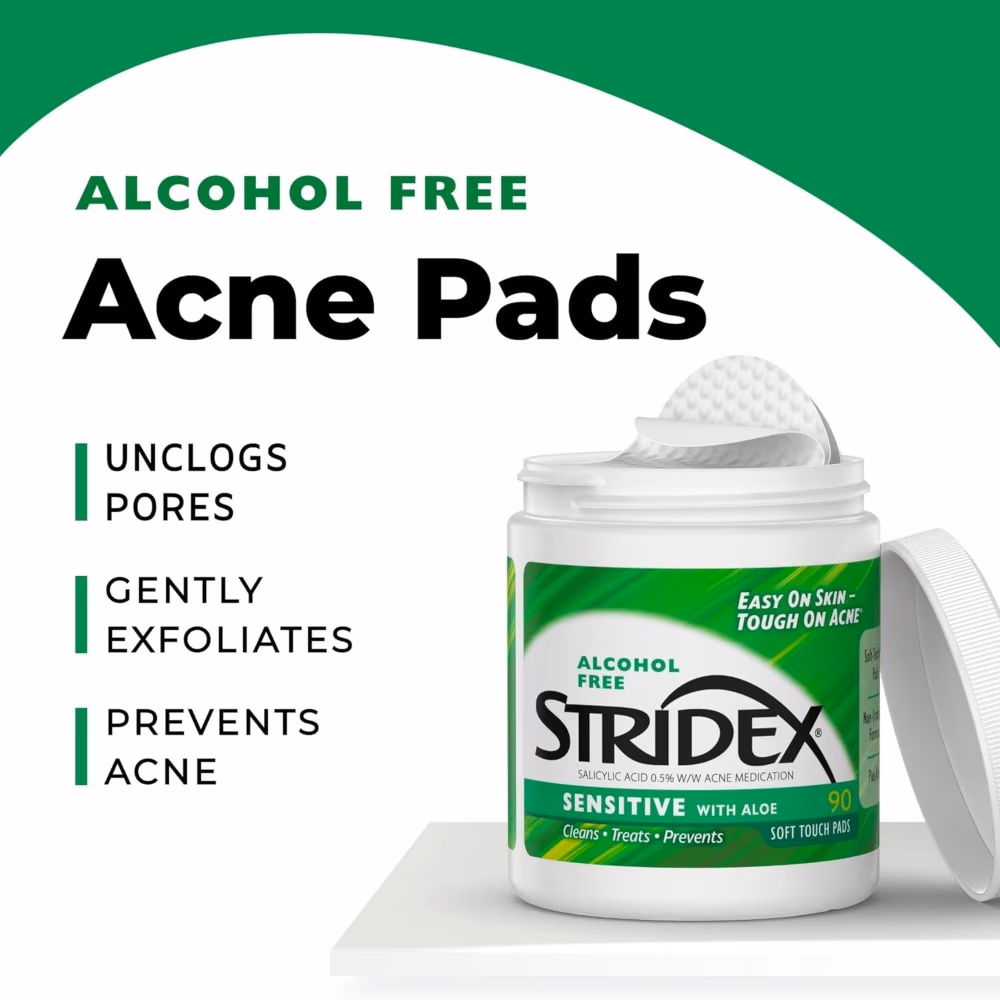 Stridex Sensitive Soft Touch Pads 90s 2