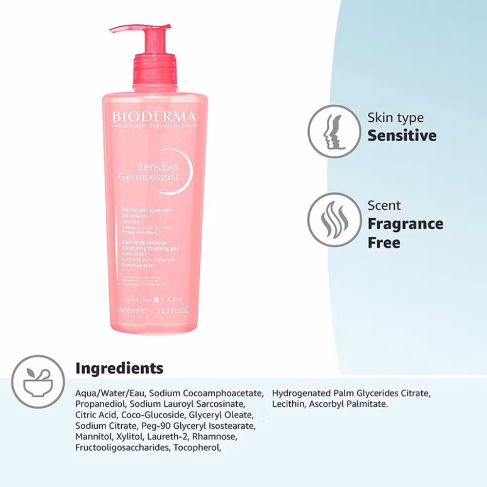 Bioderma Sensibio Foaming Gel 500ml 3
