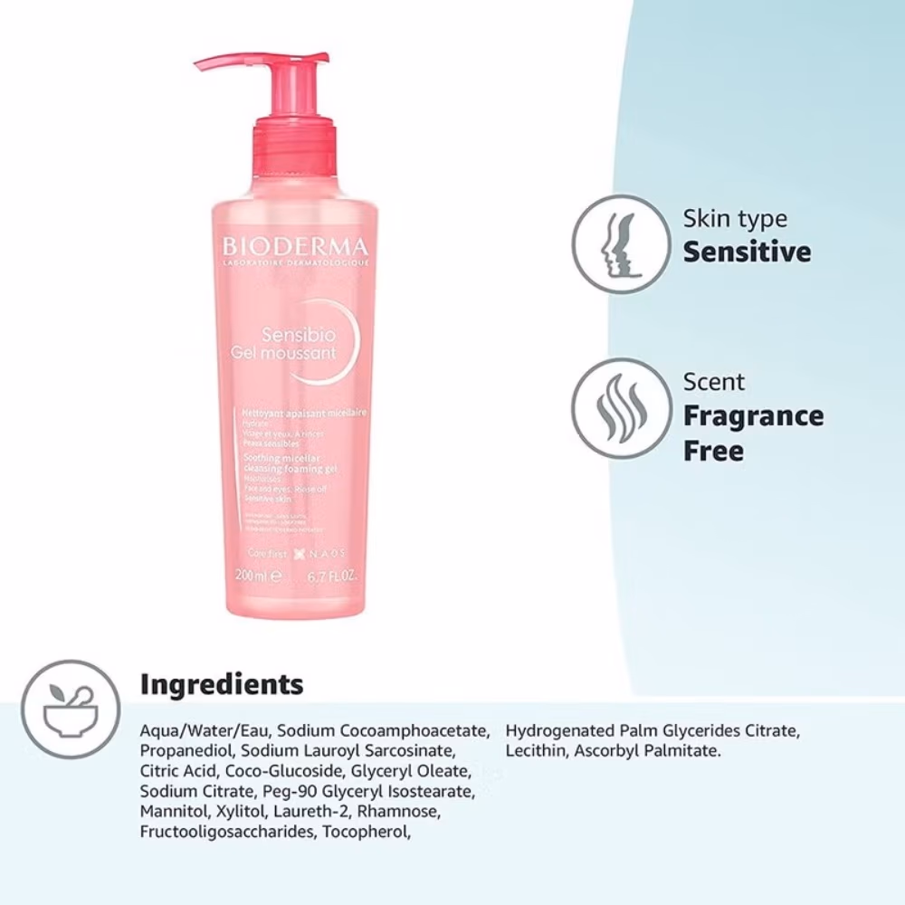 Bioderma Sensibio Foaming Gel 200ml 4