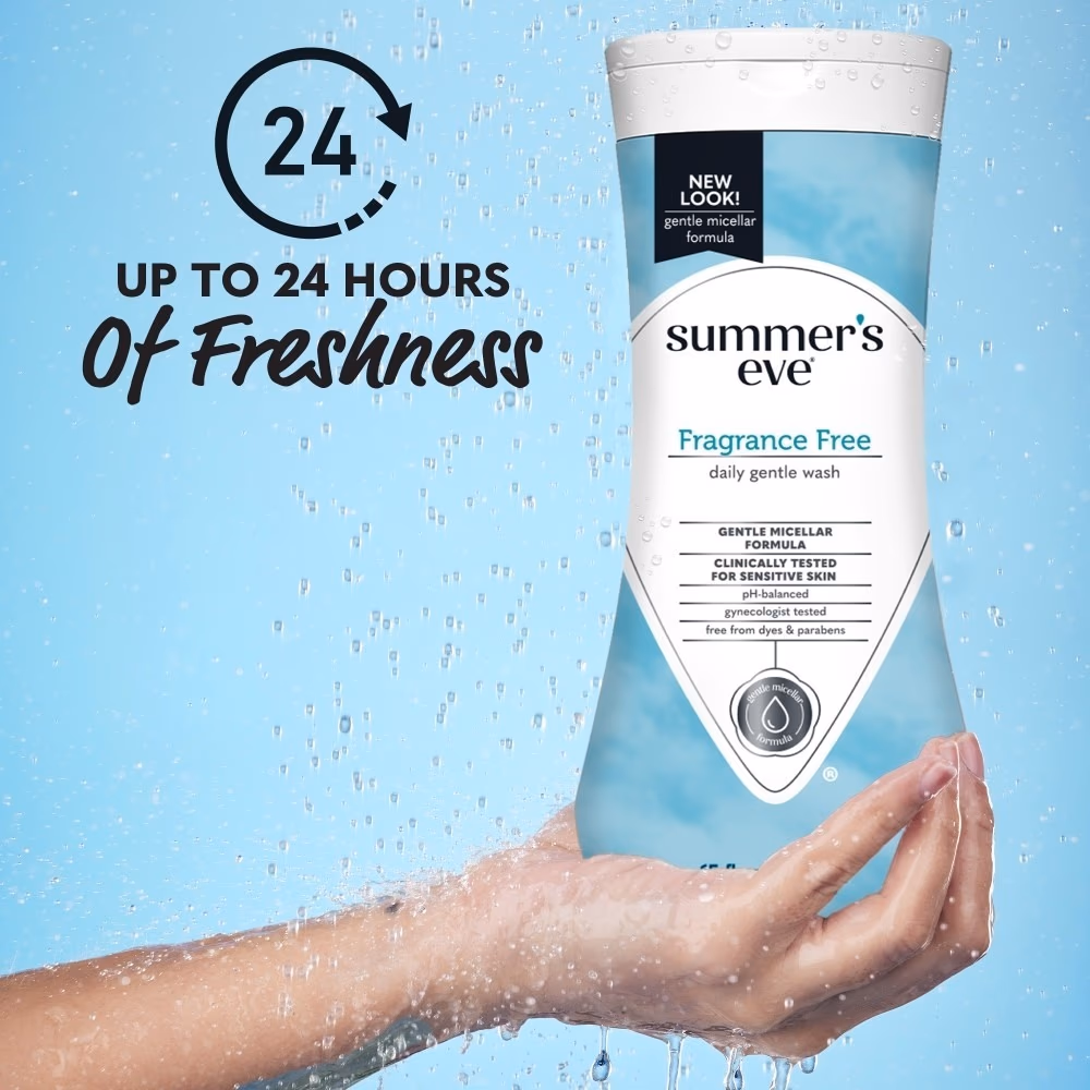 Summer's Eve Fragrance-Free Cleansing Wash 444ml 3