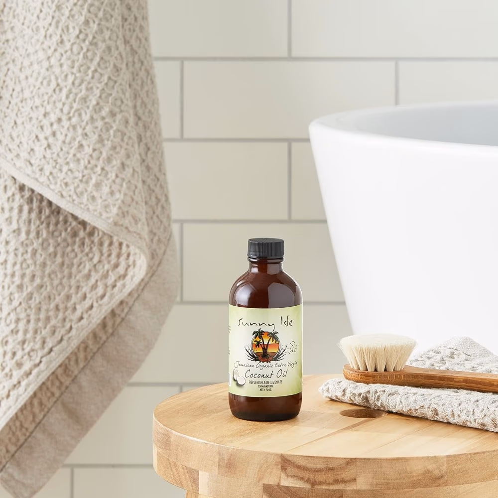 Sunny Isle Extra Virgin Coconut Oil 4oz 3