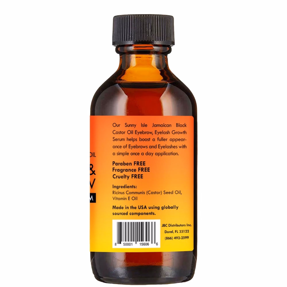 Sunny Isle Jamaican Black Castor Oil Eyelash and Eyebrow Serum 3