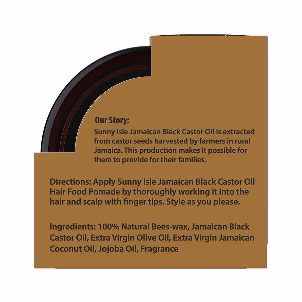 Sunny Isle Jamaican Black Castor Oil Extra Dark Pomade 4oz 4