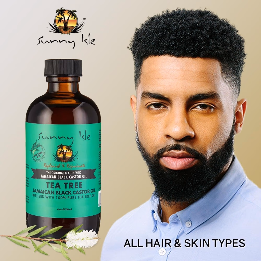 Sunny Isle Jamaican Black Castor Oil Tea Tree 118ml 4