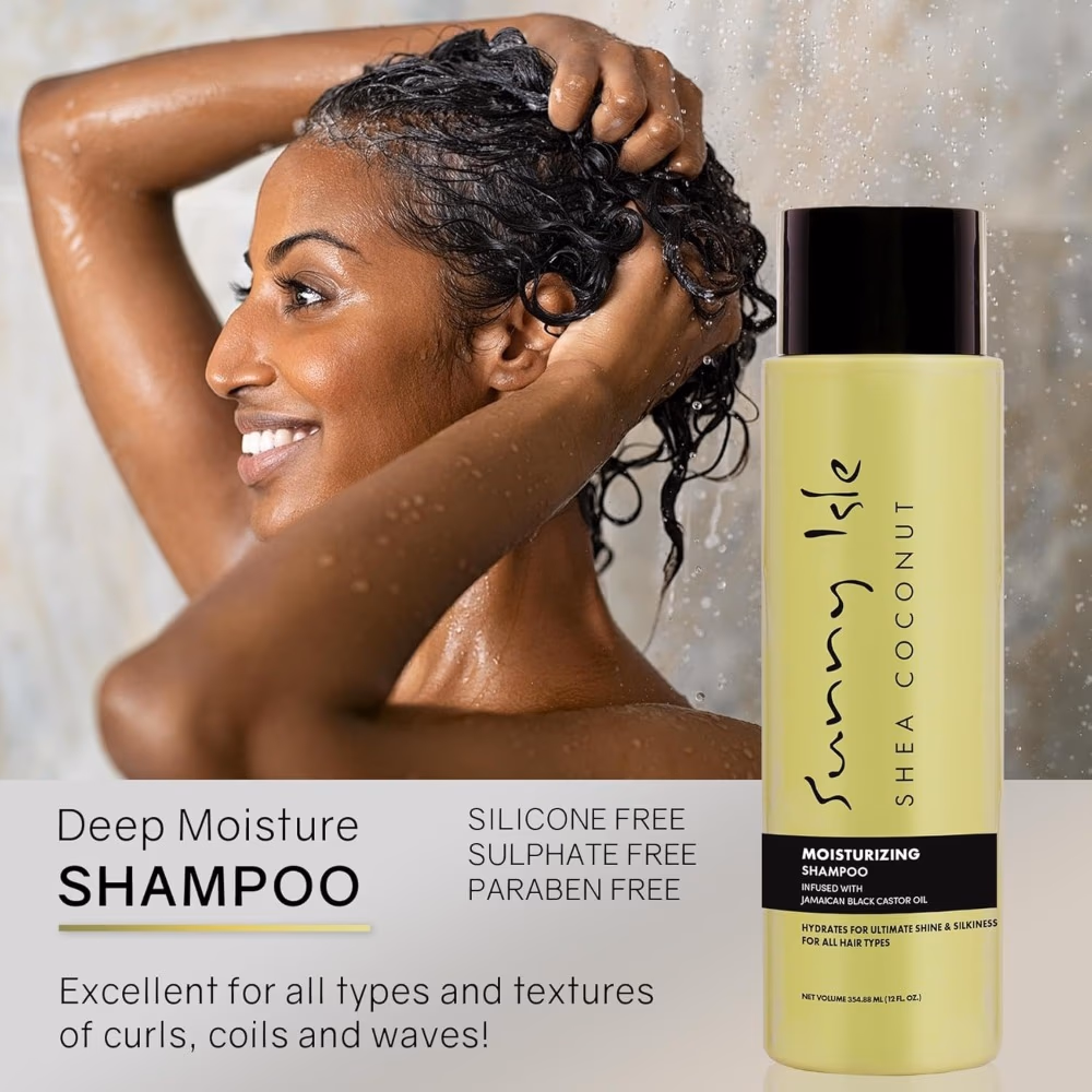 Sunny Isle Shea Coconut Moisturizing Shampoo 12oz 4
