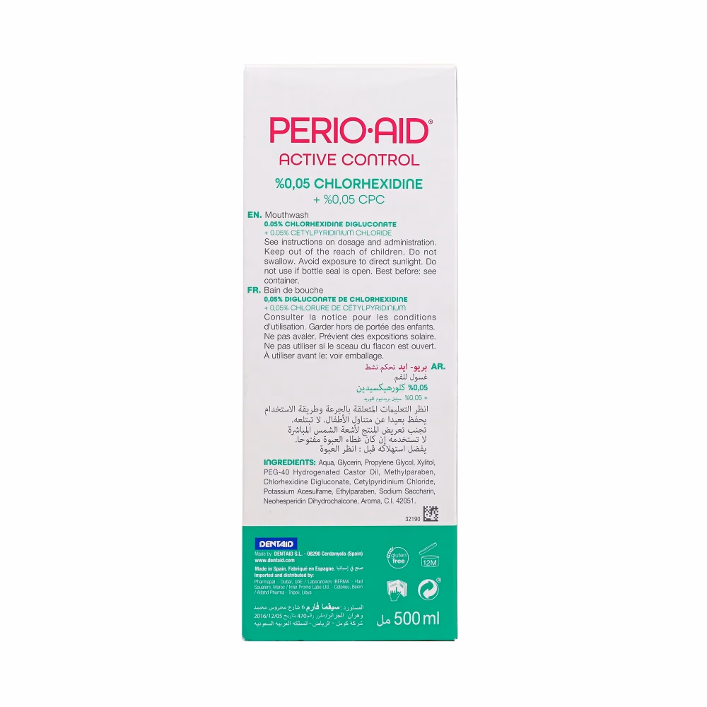 Perio Aid 0.05% Mouthwash 500ml 2