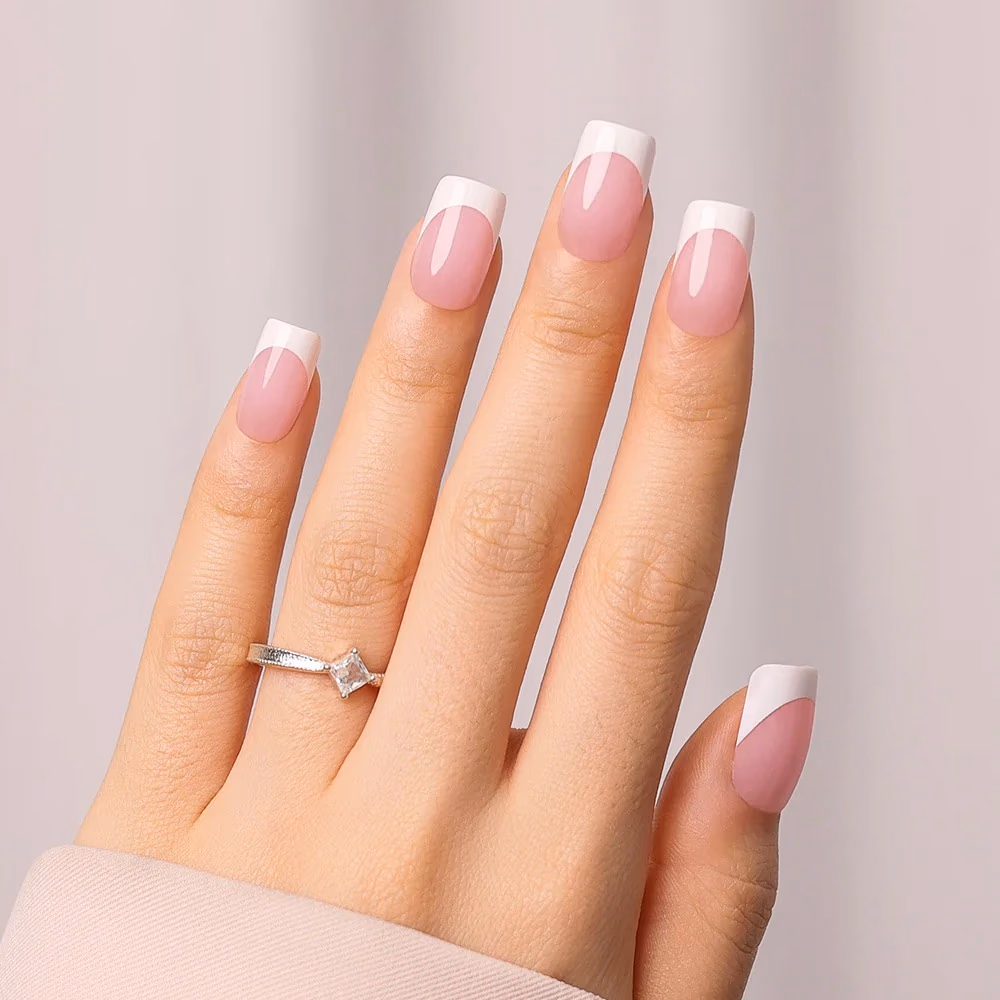 Elegant Touch French American Pink Nails – 24-Pack 4