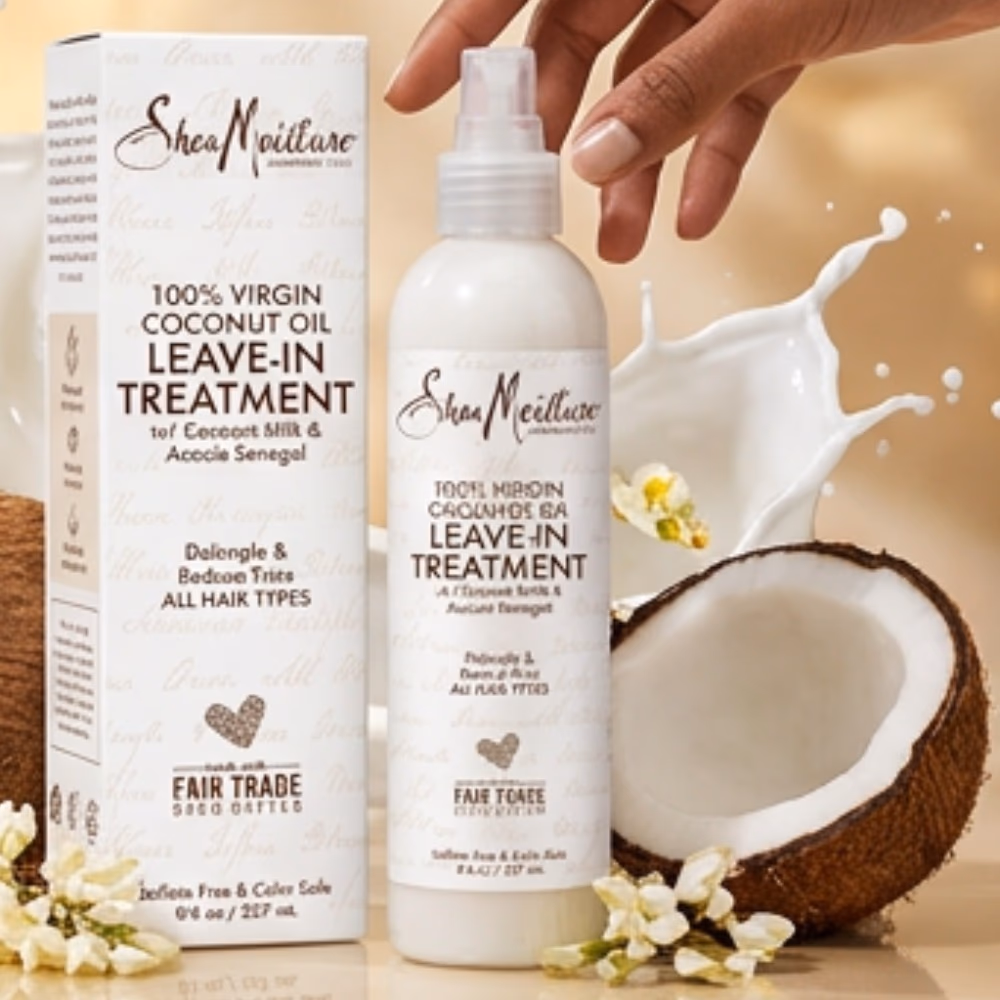 Shea Moisture 100% Virgin Coconut Oil Leave-In Treatment 237ml 3