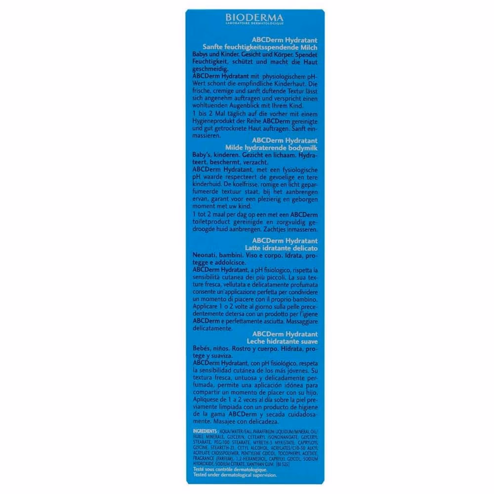 Bioderma Abc Derm Creme Hydratante Cream 200ml 3