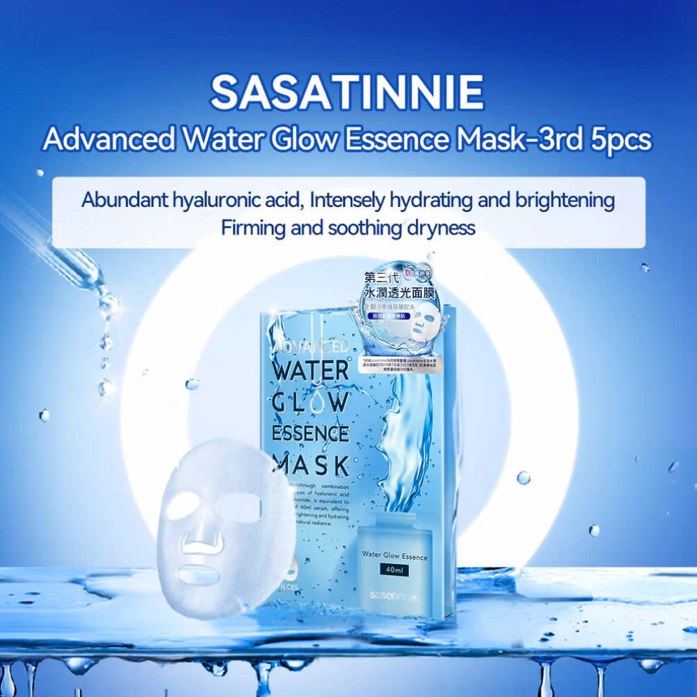 Sasatinnie Advanced Water Glow Essence Mask 5s 4