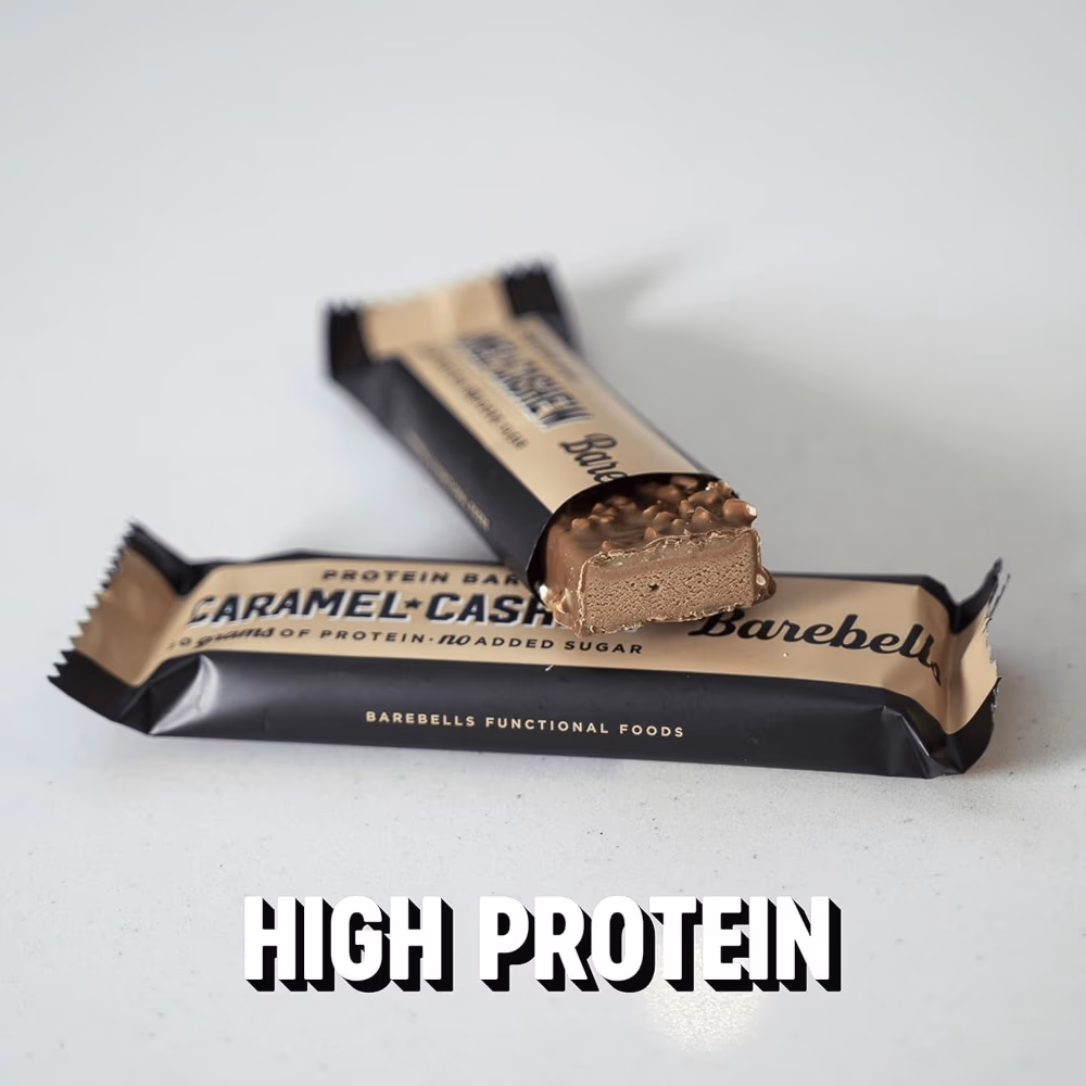 Barbells Protein Bar Caramel Cashew 55gm 3