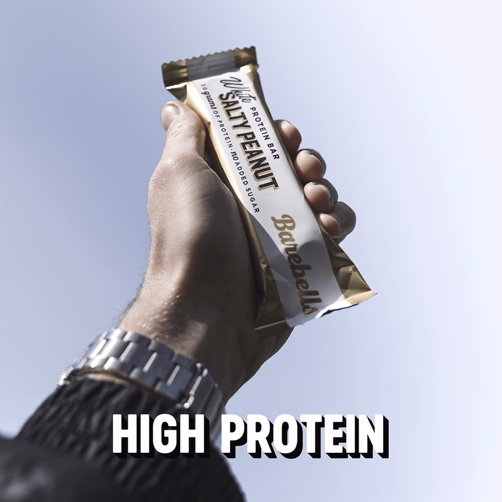 Barbells Protein Bar White Salty Peanut 55g 3